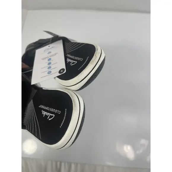 Clarks Breeze Reynah Shoes Women's Size 8 Black Cloudsteppers Thong Sandals New - Picture 6 of 11